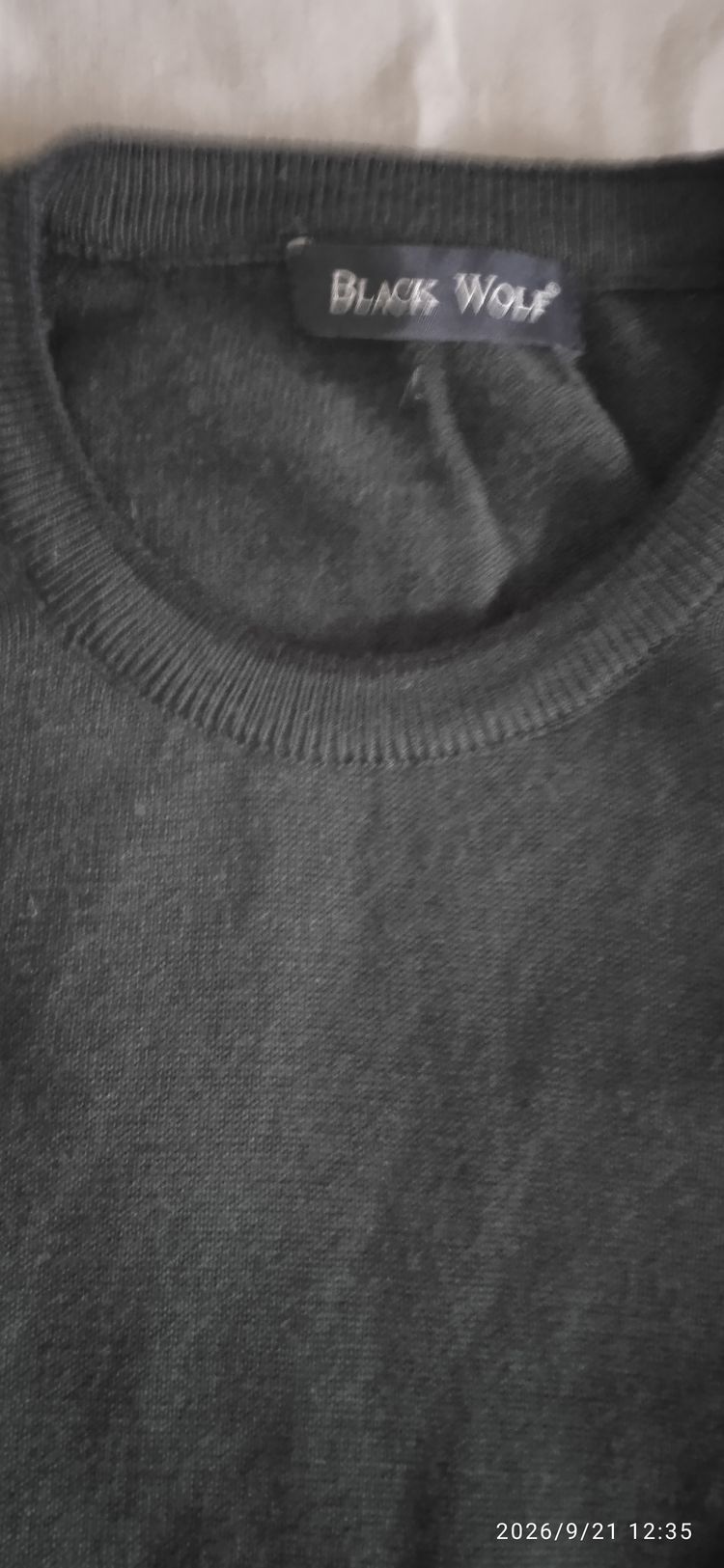 Immagine di Green Sweater With Red And Black Elbow Patches 2