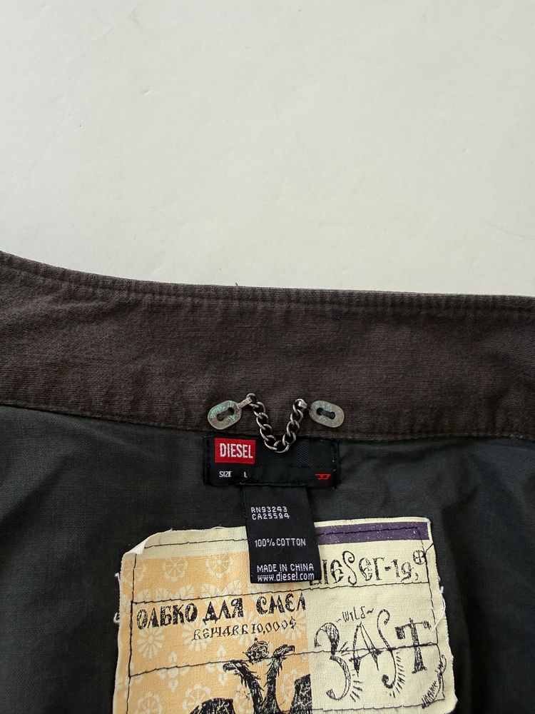 Diesel Cropped Utility Jacket (L) obraz 5