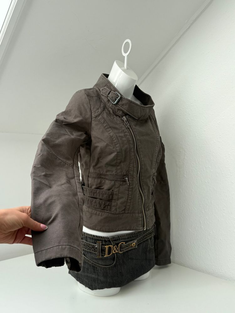 Diesel Cropped Utility Jacket (L) obraz 11