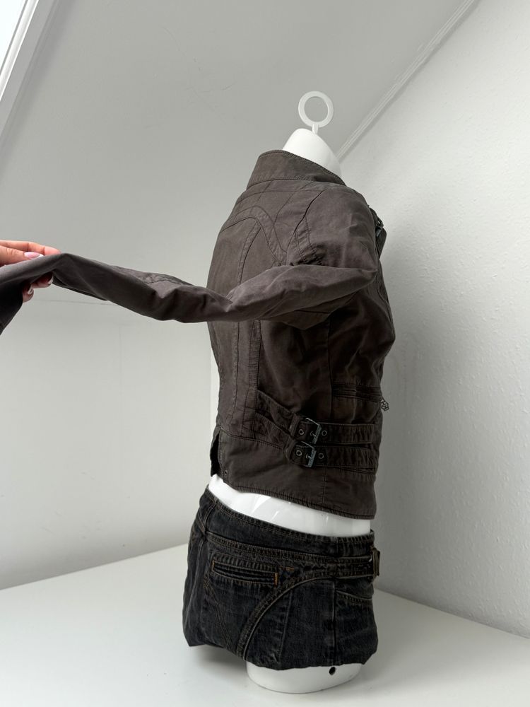 Diesel Cropped Utility Jacket (L) obraz 13