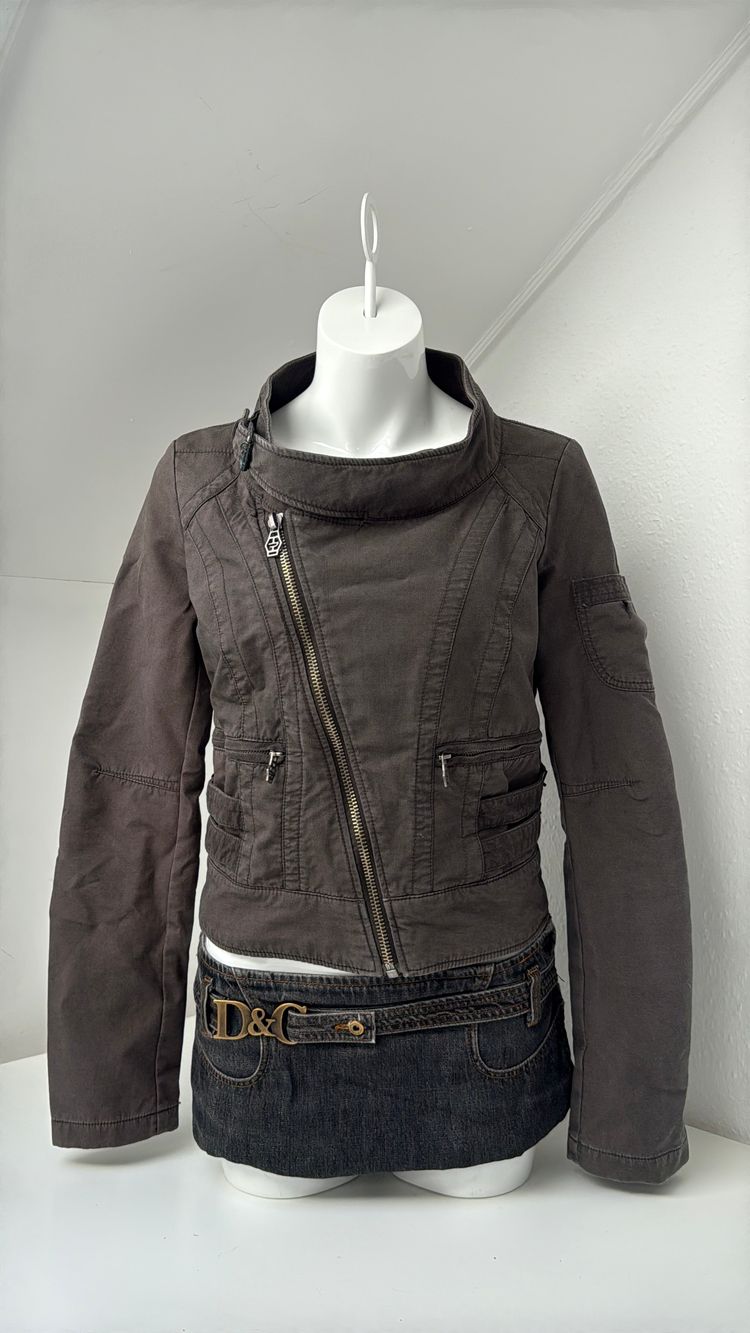 Diesel Cropped Utility Jacket (L) obraz 8