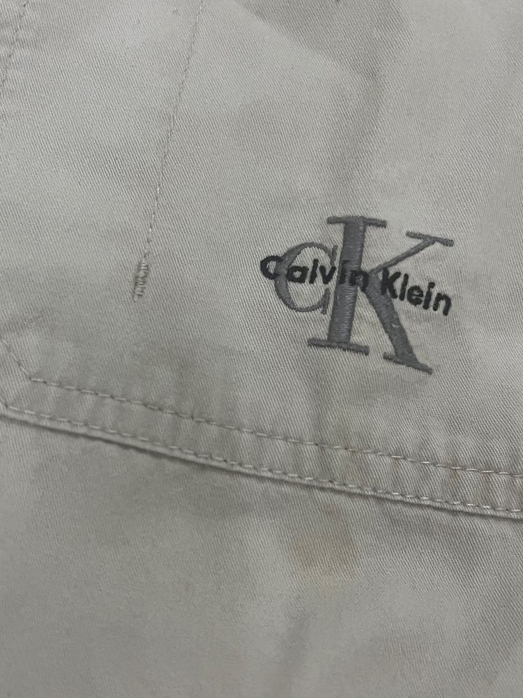Calvin Klein beige long sleeve shirt obraz 3
