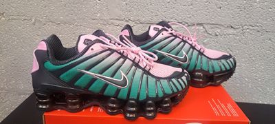 Nike Shox TL Fade UK 4.5 EUR 38Lt Artic Pink Neptune Green Brand New Box No Lid
