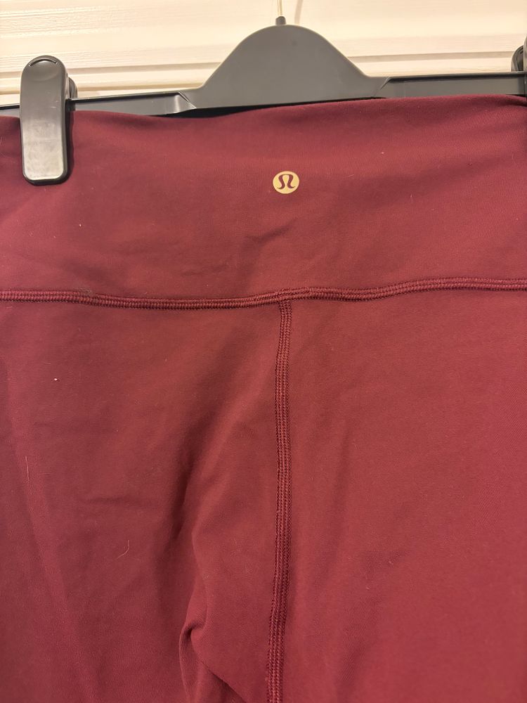 Immagine di Lululemon Burgundy Leggings size UK 16 5