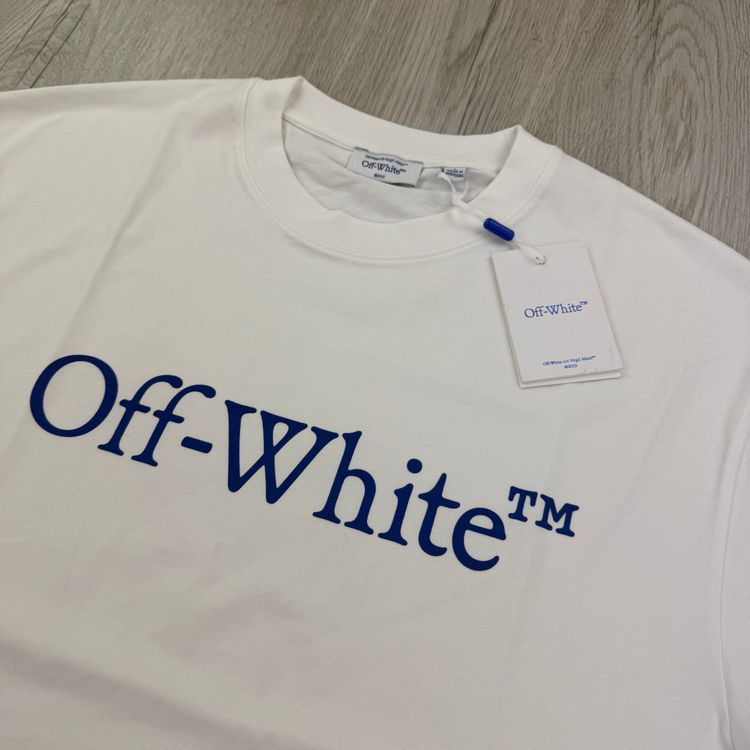 Off White Men’s White T-shirt - Large Oversized 5