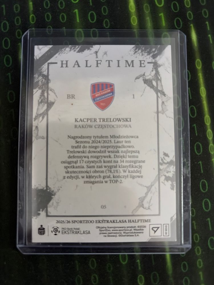 Halftime Trading Card Kacper Trelowski obraz 2