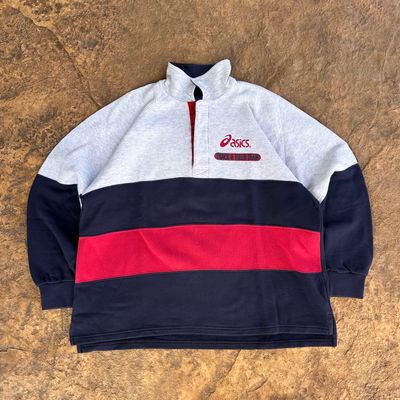 Asics Color Block Pullover Sweatshirt