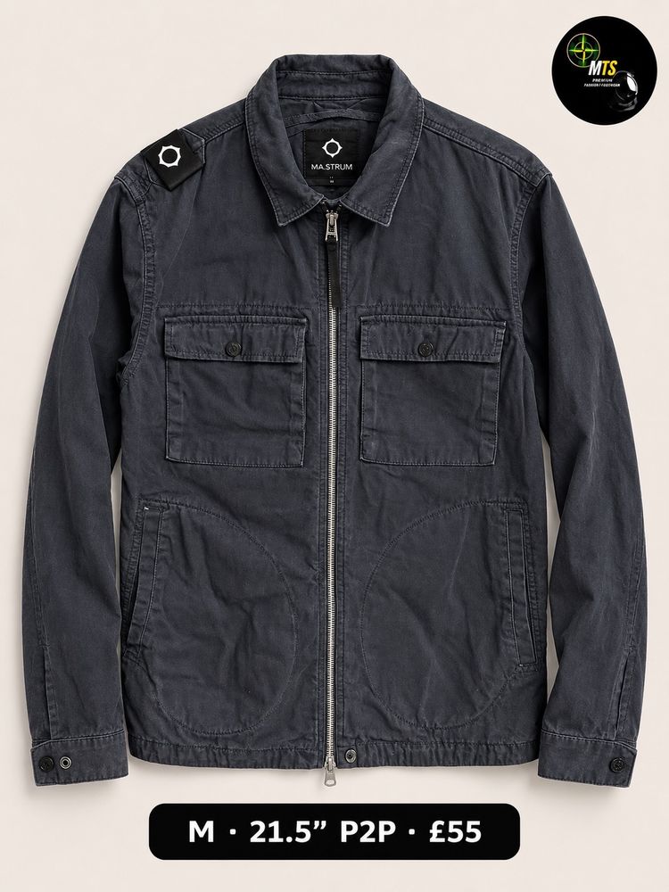 2488 Ma.Strum Black Zip-Up Jacket21.5” p20