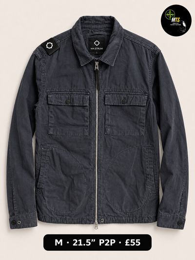 2488 Ma.Strum Black Zip-Up Jacket21.5” p20