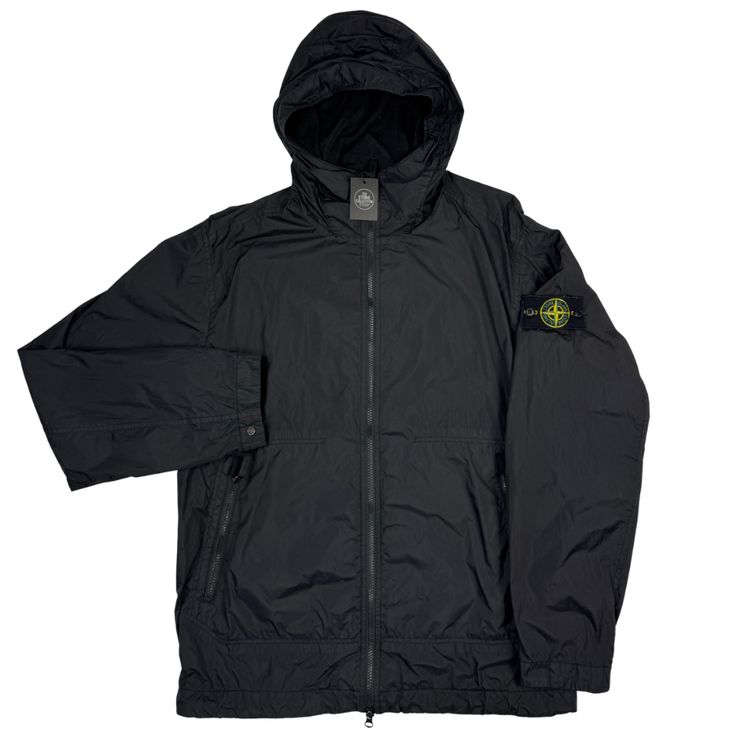 Chaqueta Stone Island Garment Dyed Crinkle Reps NY Negro - talla L