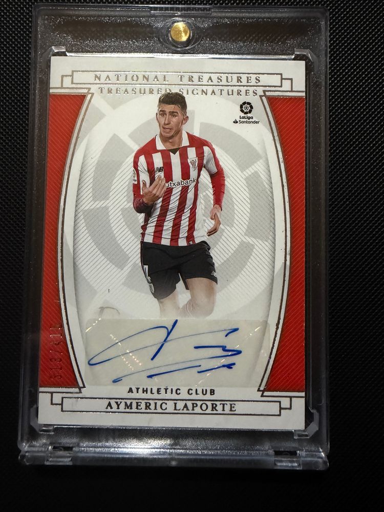 Immagine di Aymeric Laporte Auto /415 National Treasures 2020-21 Athletic Club 1
