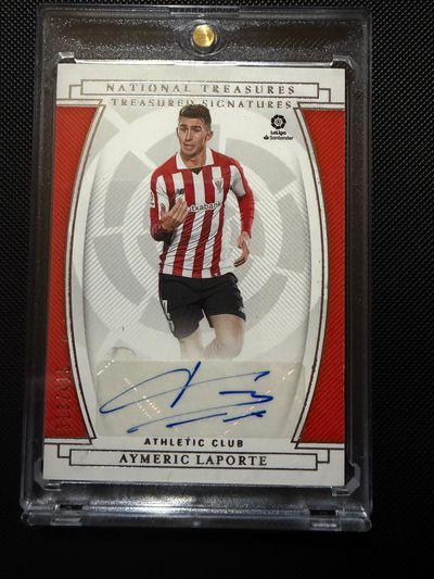 Aymeric Laporte Auto /415 National Treasures 2020-21 Athletic Club