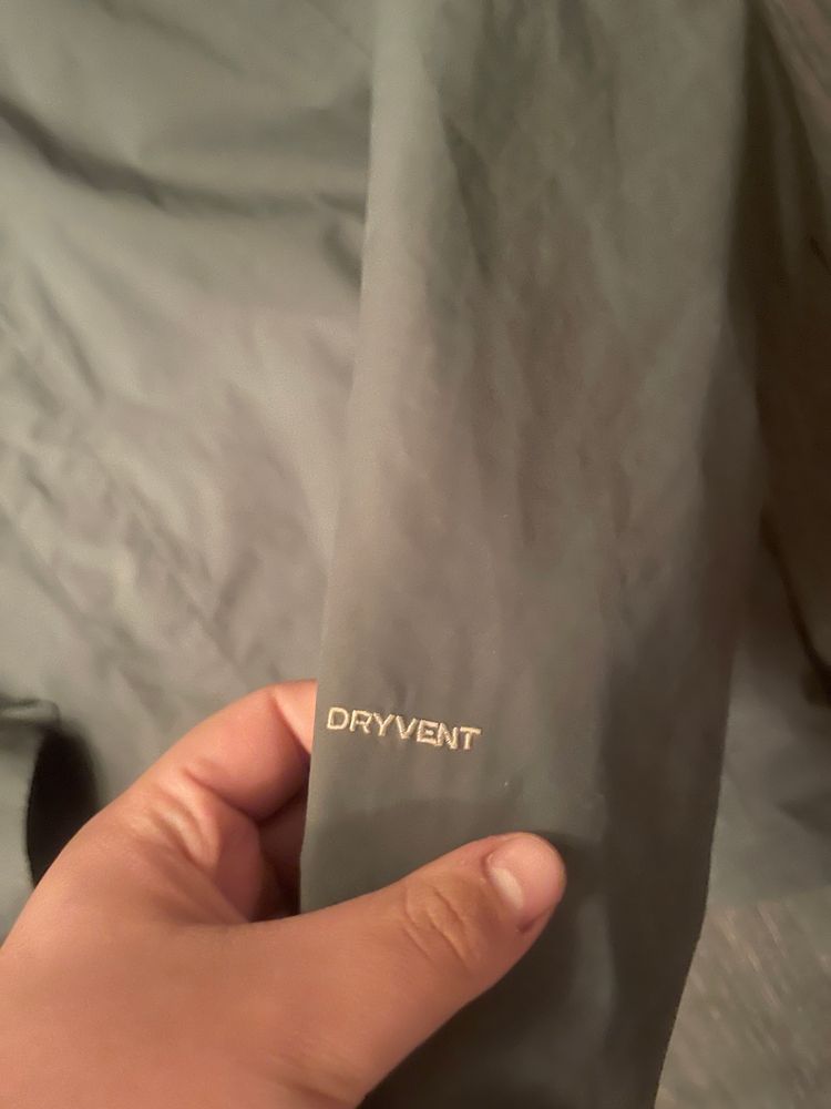 Grey/ Khaki Hyvent North Face Raincoat image 3