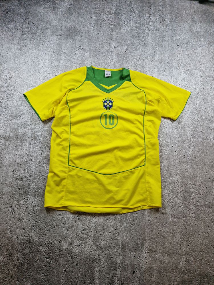 Yellow And Green Sports Jersey
