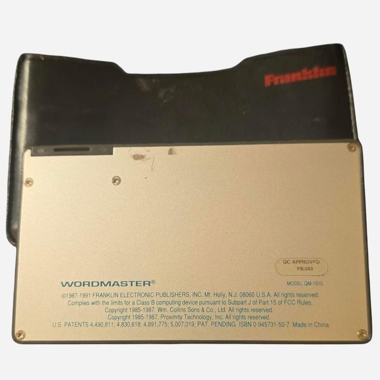 Franklin Wordmaster Electronic Dictionary imagen 6