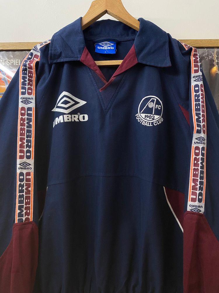 1996/97 Umbro Aberdeen Dons FC Player Issue Drill Top imagen 5