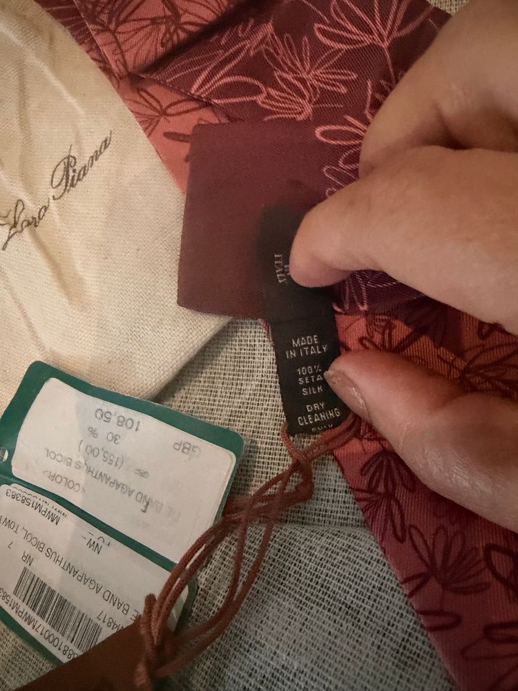 Immagine di Loro Piana Silk Tie 2