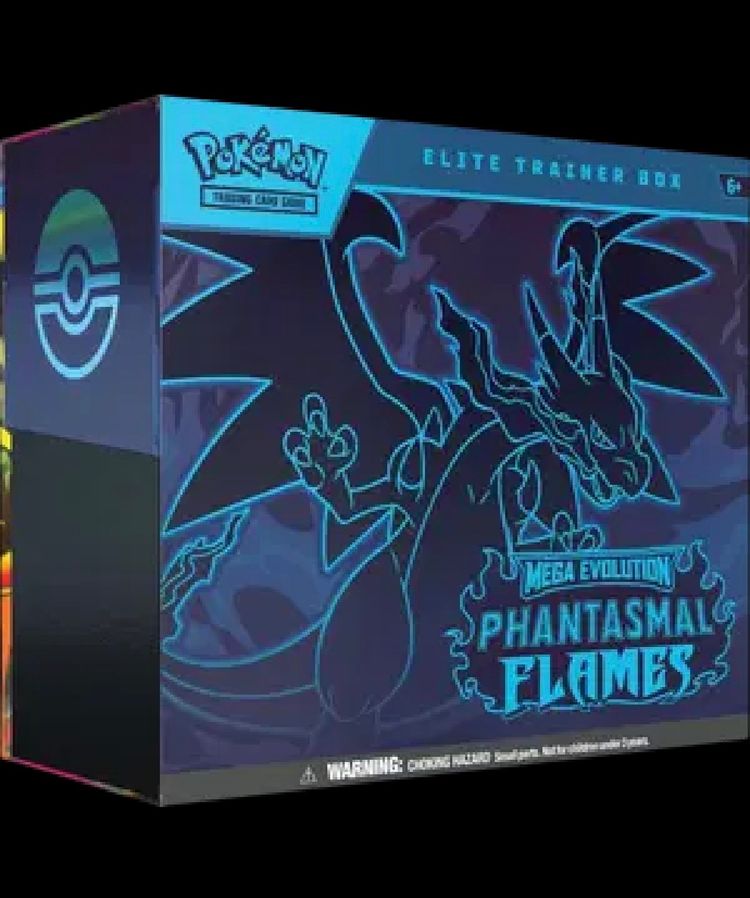 Pokémon Trading Card Game Elite Trainer Box Mega Evolution Phantasmal Flames