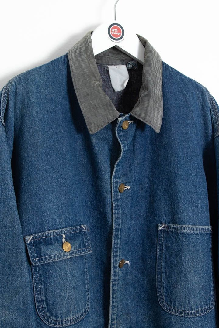 Carhartt 81B Blanket Lined Denim Chore Jacket (XL) image 2