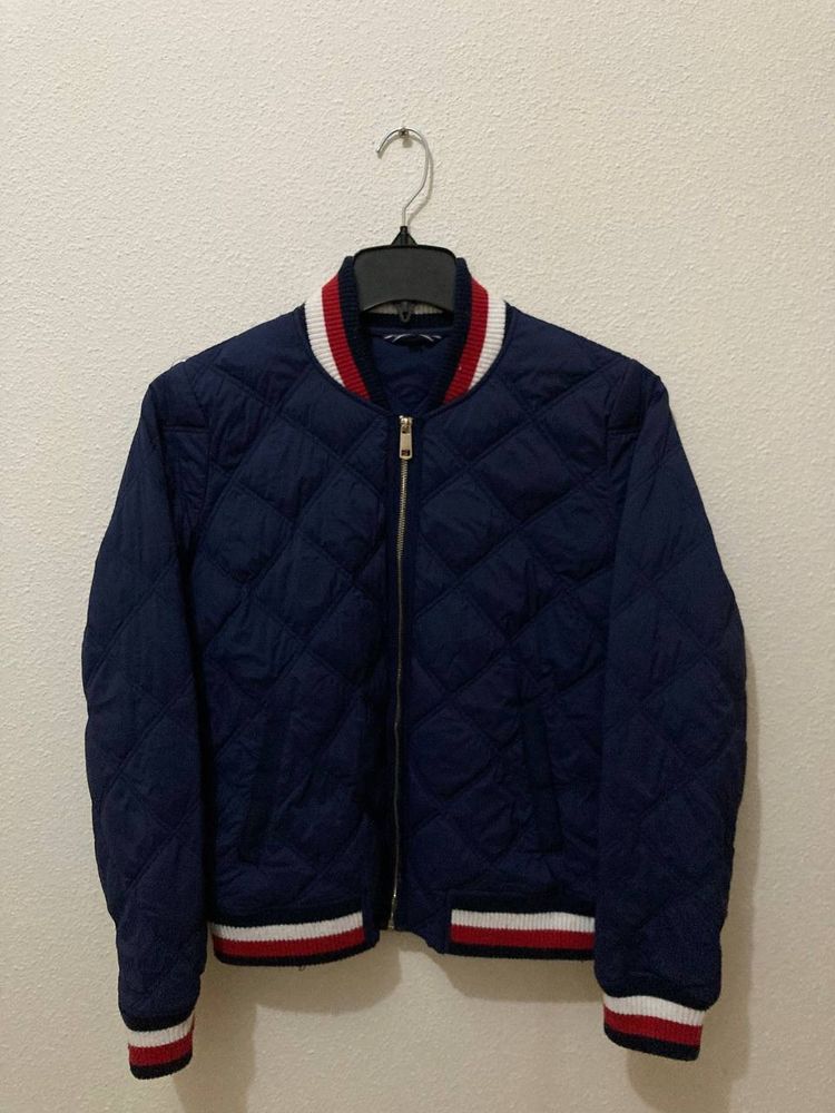 Tommy Hilfiger Quilted Bomber Jacket Mujer
