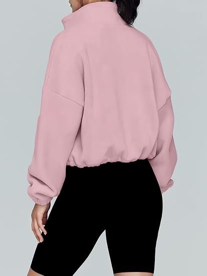 Immagine di Pink Zip-Up Fleece Jacket 4