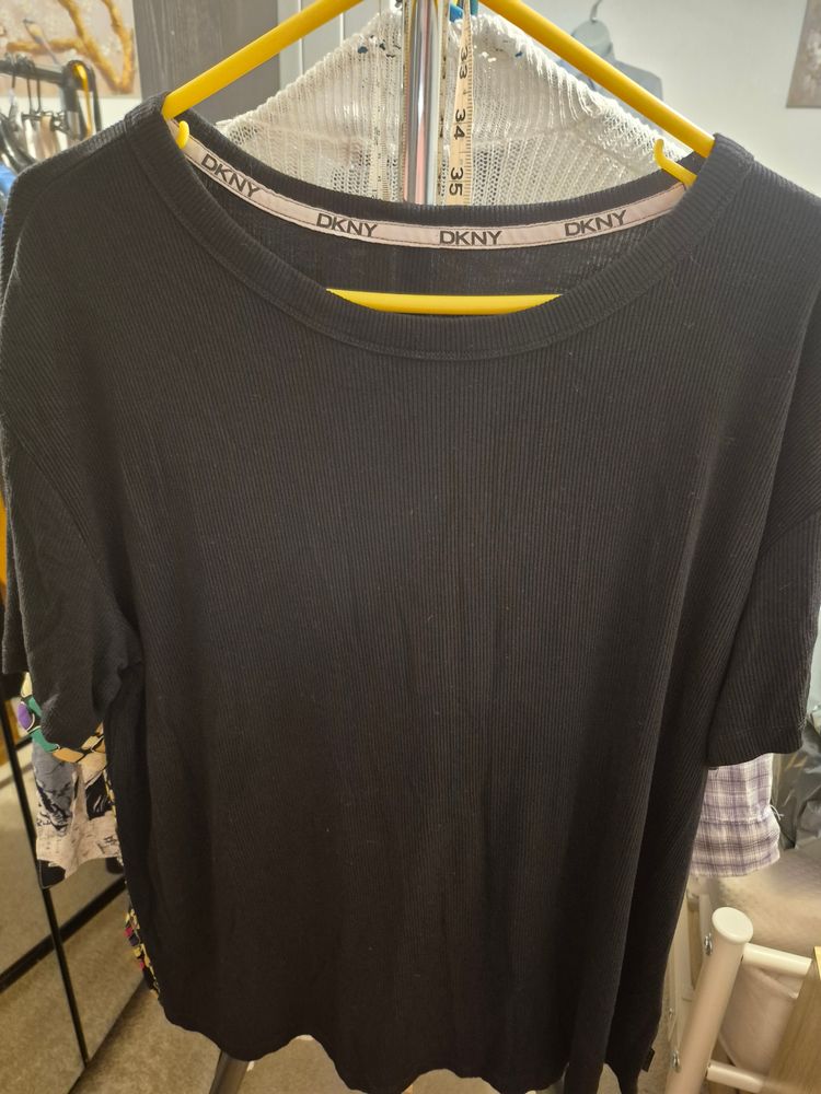 Dkny Black Short Sleeve Top