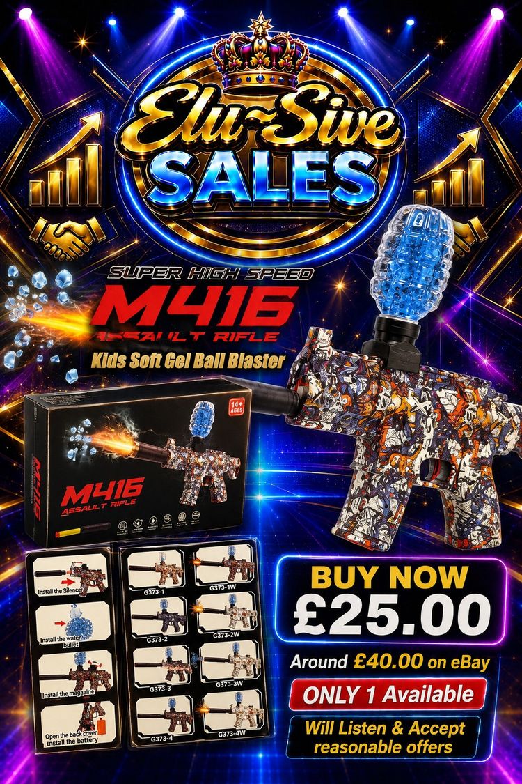 M416 Kids Soft Gel Ball Blaster imagen 1