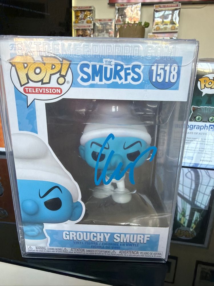 Funko Signed The Smurfs Grouchy Smurf Funko Pop Figure product image