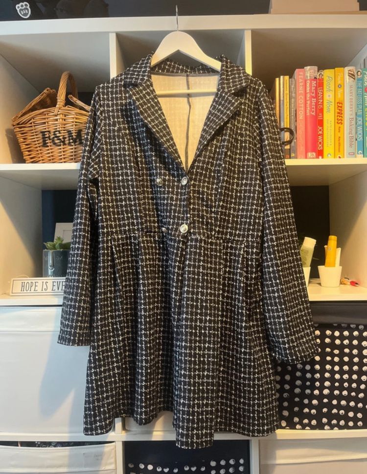 Other Black And White Checkered Dress product image