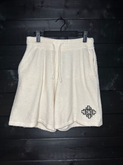 Couture Club Cream Fleece Shorts