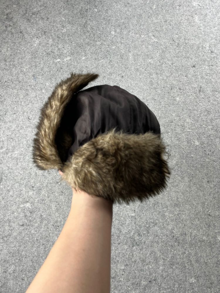Brown Faux Fur Trapper Hat