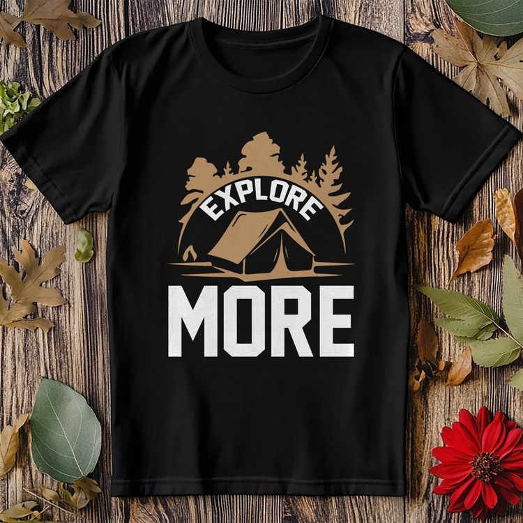 Explore More-01 T-Shirt - Funny image 2