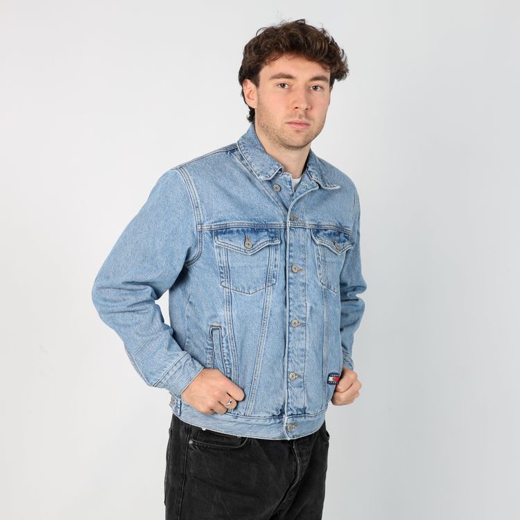 Blue y2ks Tommy Hilfiger Denim Jacket (XS) image 2