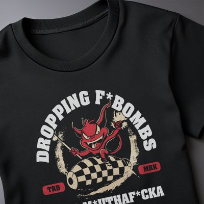 Dropping F Bombs 4 t-shirt AU 3
