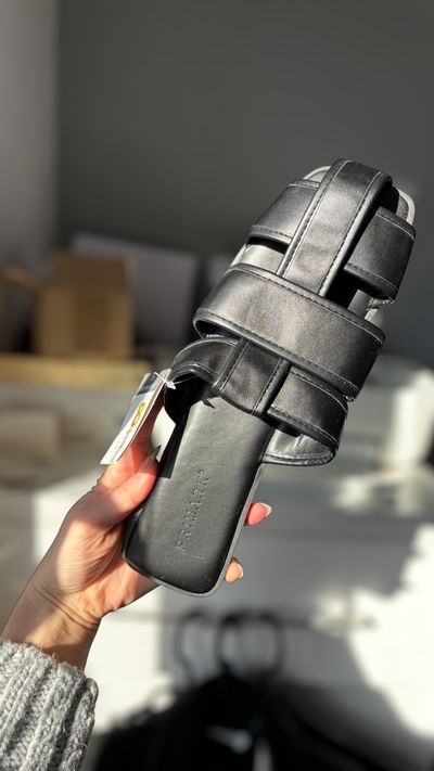 Black Strappy Sandal