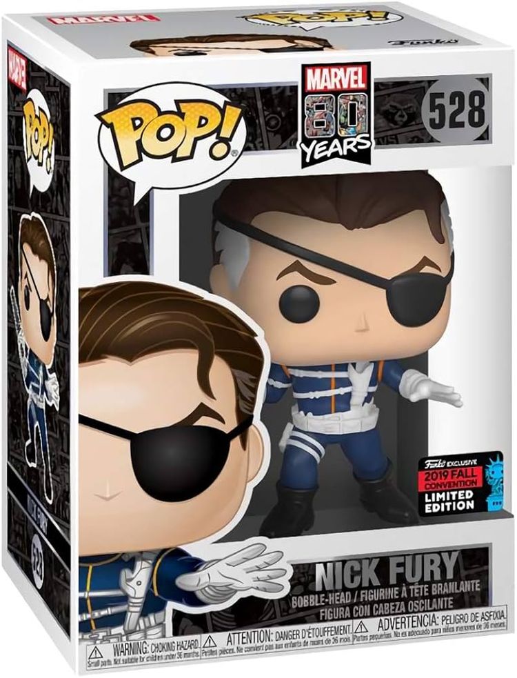 Funko Pop Marvel Nick Fury Bobble-Head