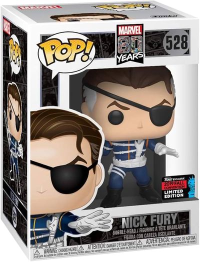 Funko Pop Marvel Nick Fury Bobble-Head