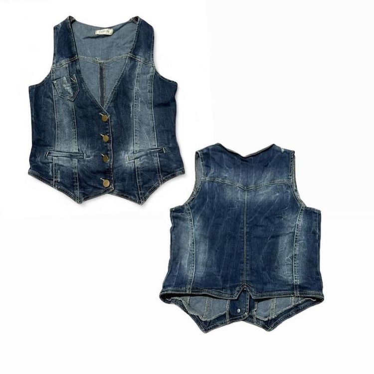 Y2K Pimkie Denim Gilet Vest size M