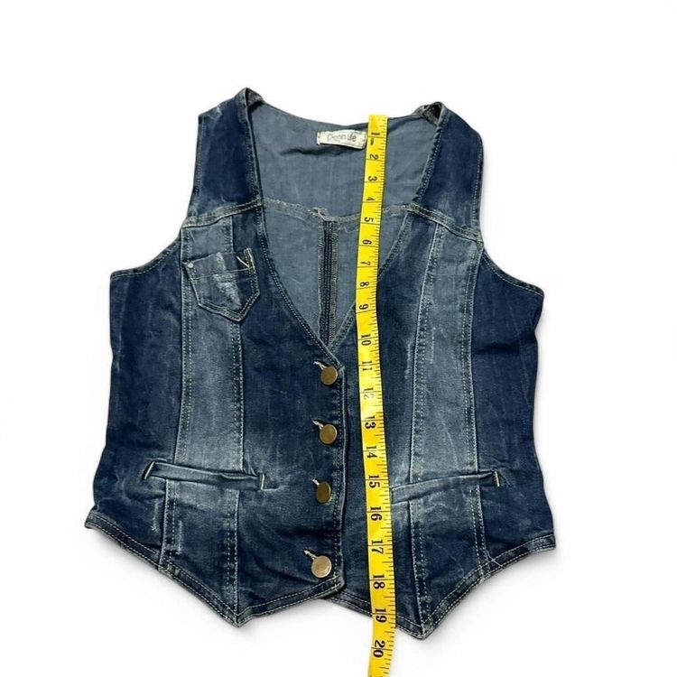 Immagine di Y2K Pimkie Denim Gilet Vest size M 8