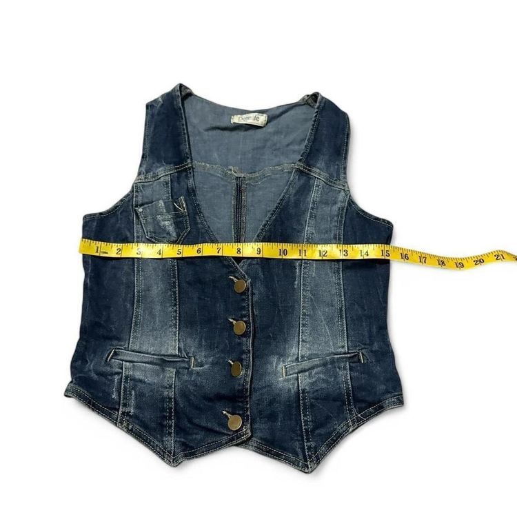 Immagine di Y2K Pimkie Denim Gilet Vest size M 7