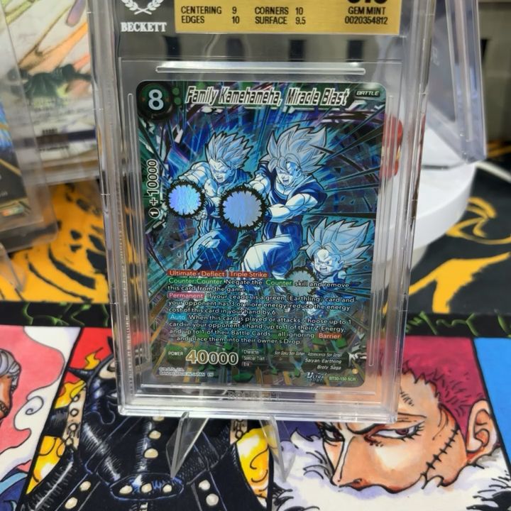 Bandai Family Kamehameha, Miracle Blast BT30-150 SCR [Dragon Ball Super Card Game] BGS 9.5 - Dragon Ball image 1