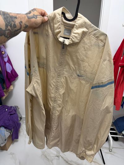 Nike Beige Windbreaker Jacket