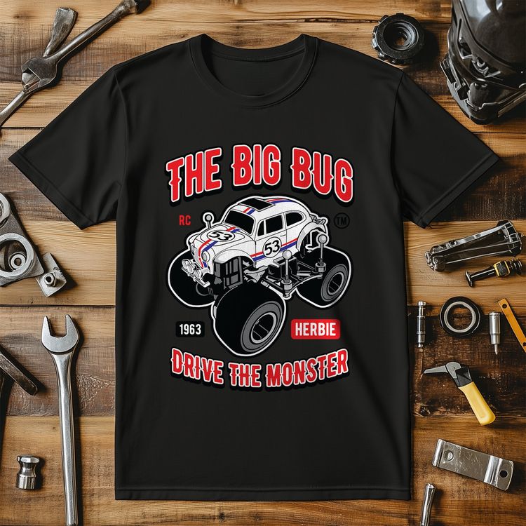 bug monster truck T Shirt US image 1