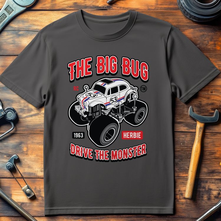 bug monster truck T Shirt US image 3