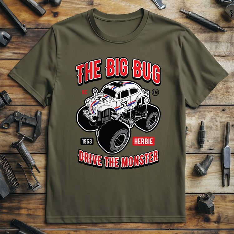 bug monster truck T Shirt US image 2