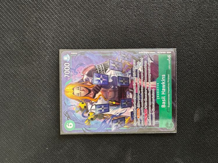 Basil Hawkins alt art One Piece Trading Card image 1