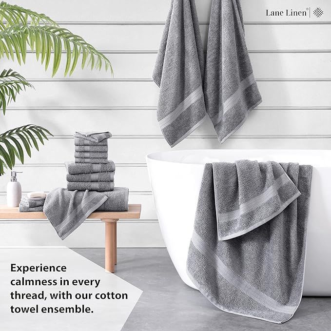 Lane Linen Cotton Towel Ensemble 3