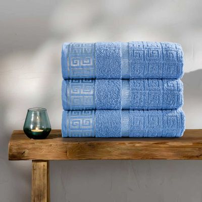 Blue Towels Pack of Three