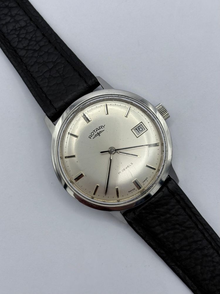 Rotary 17 jewels manual wind 1960s vintage watch