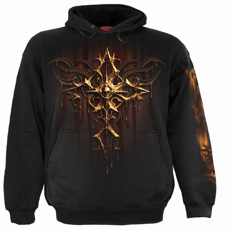 Spiral - DRIPPING GOLD - Hoody Black image 1